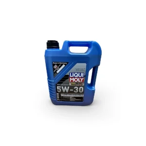 Imagen frontal del Aceite Motor Liqui Moly Longtime High Tech 5W-30 5 litros, aceite sintético para motores gasolina y diésel.