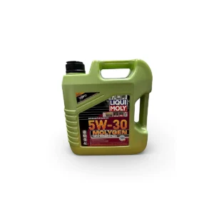 Envase frontal de aceite motor Liqui Moly Molygen New Generation SAE 5W-30 4 litros, lubricante sintético para motores gasolina y diésel modernos