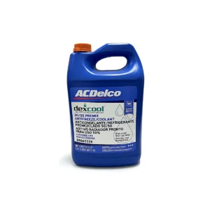 Refrigerante ACDelco Dex-Cool 50/50 Premix 4 litros, código 88863336, listo para usar, vista frontal del envase.