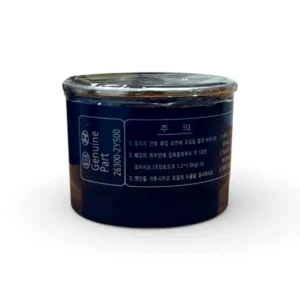 Filtro de aceite original Hyundai Kia Mobis compatible con códigos W6780, W671 y W7023, detalle del filtro para motores Hyundai y Kia.